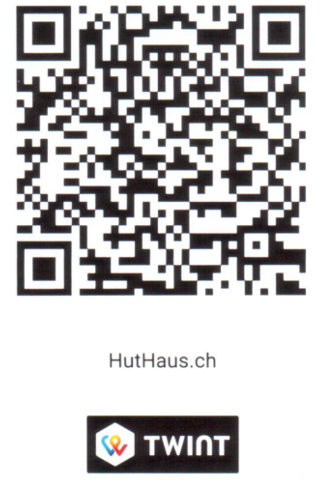 Twint QR Code HutHaus.ch