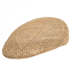 Luftige Strohmütze aus Seegrasstroh