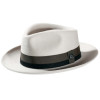 Bogart Herrenhut aus feinstem Cashmere Filz mit grauem Hutband. Farbe Hellbeige.