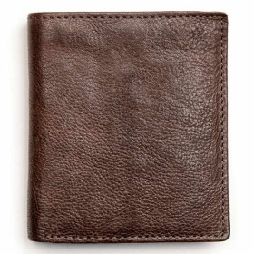Submarine Portemonnaie aus weichem, gewaschenem Rindsleder; Farbe Braun