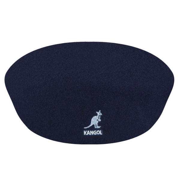 Kangol Wool 504 Schiebermütze in der Farbe Dark Blue von hinten