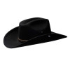 Cowboyhut "Roy" im amerikanischen Stil mit breiter, nach oben geschwungener Krempe und seitlichen Knöpfen