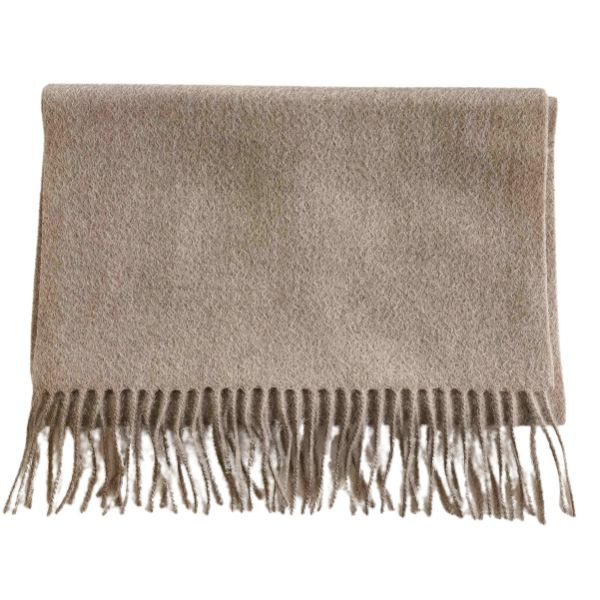 Cashmere Schal 180x30 cm mit Fransen, Farbe Marine