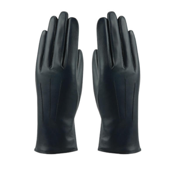 Elegante Damenhandschuhe aus Leder mit Wollfutter. Farbe Braun