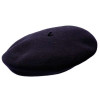 Klassisches Béret basque mit 9,5" Durchmesser. Farbe Marine.