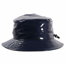 Bucket Regenhut aus Polyester. Farbe Nachtblau.
