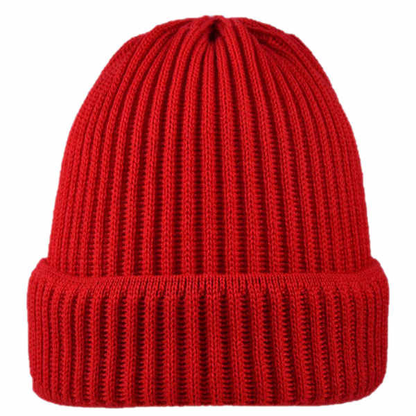 Strickmütze Merino in Fuchsia