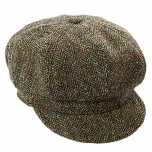 Damen-Ballonmütze aus Harris Tweed