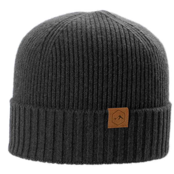 Umschlagmütze aus Merinowolle in der Farbe Jeans