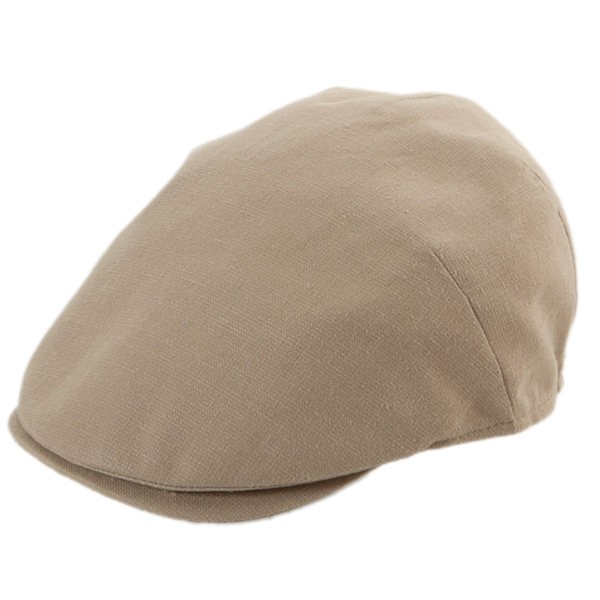 Beiges Eco-Nature Cap aus Hanf mit UV-Schutz 80