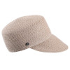 Sommercap aus meliertem Hanf- und Papierstroh. Farbe: Camel