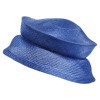 Damenhut aus glanzvollem Sisal-Stroh. Kann flach zusammengefaltet werden. Farbe: Royalblau